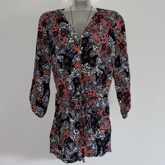H&M Floral Long Sleeve Romper - Picture 1 of 4
